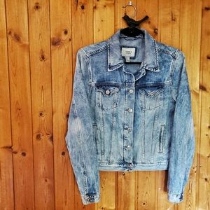 Washed Denim Jean Jacket Forever 21